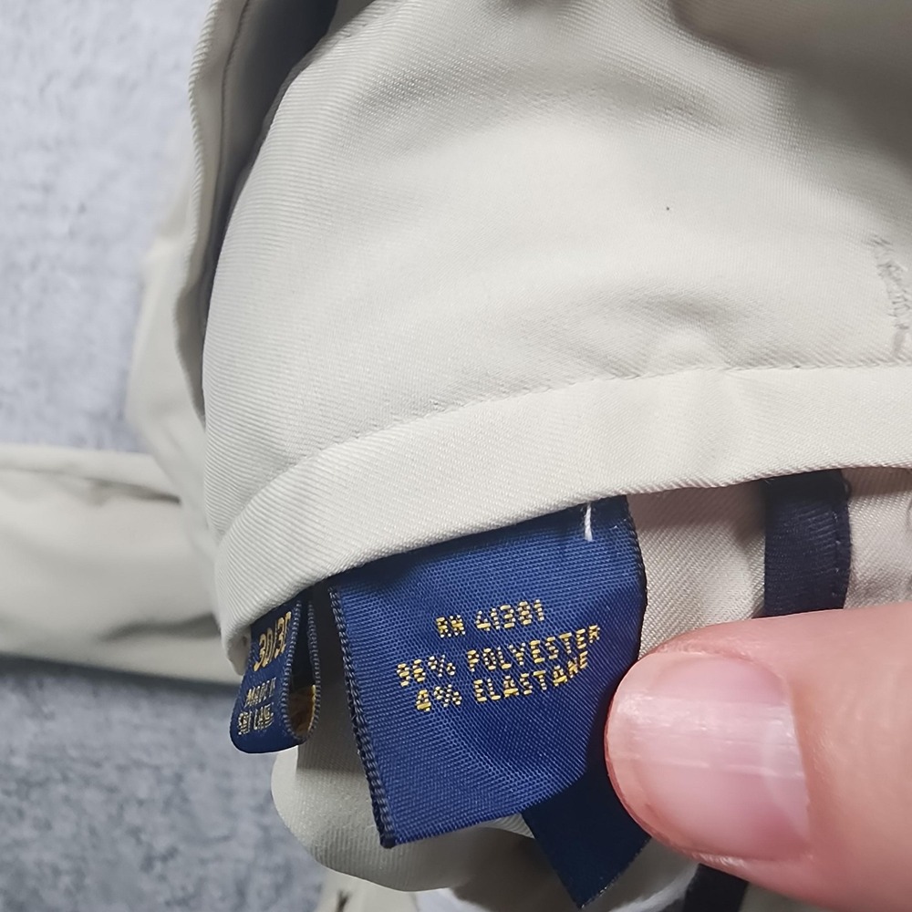 Polo Ralph Lauren Prospect Pants Mens 30x30 Beige Performance Chino Stretch Golf - Picture 4 of 14